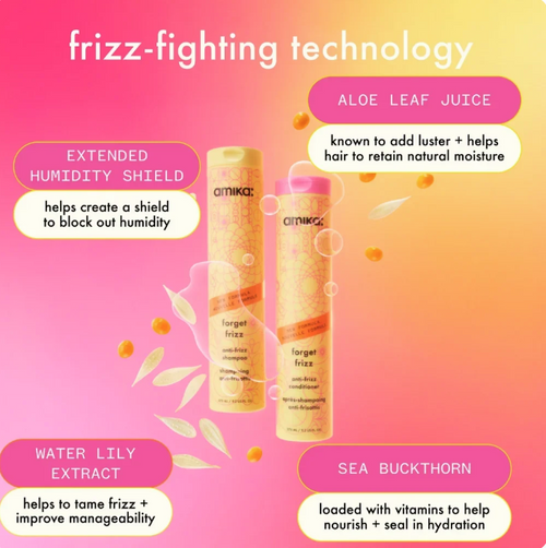 Amika Forget Frizz Anti-Frizz Shampoo 9.2 oz
